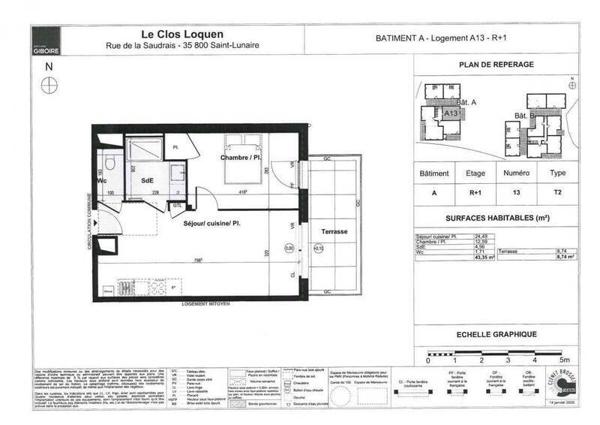 Appartement 2 pièces - 35800 Saint-Lunaire