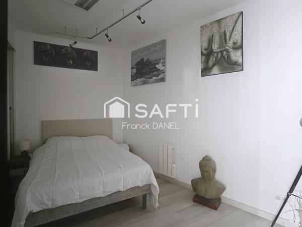 Maison de plain pied, 3 pièces à 2 chambres à 300m de la plage