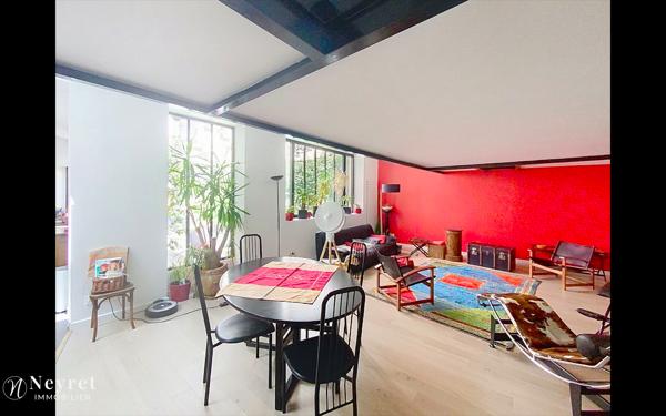 Coup de coeur assuré - Loft esprit atelier avec terrasse en plein coeur du 6éme