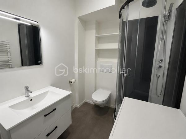Idéalement situé à seulement 700 mètres de la plage, à proximité de la gare et de tous les commerces, ce studio de 18,77 m², entièrement rénové avec goût, saura vous séduire.
Situé en rez-de-chaussée d'une résidence sécurisée, il comprend une agréable pièce de vie avec coin cuisine, une entrée, une salle d'eau avec wc ainsi qu'un petit balcon exposé côté espaces verts , à l'abri de la rue pour profiter des beaux jours.
Un bien clé en main, idéal pour un pied-à-terre, un premier achat ou un investissement locatif.