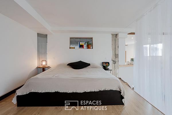 Ancienne serrurerie réhabilitée en loft avec atelier