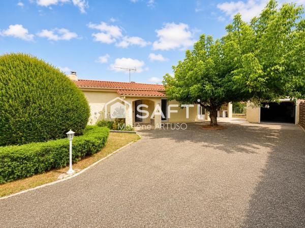 Maison plain pied, 4 chambres, au calme et sans vis à vis à moins de 10 minutes de Foix