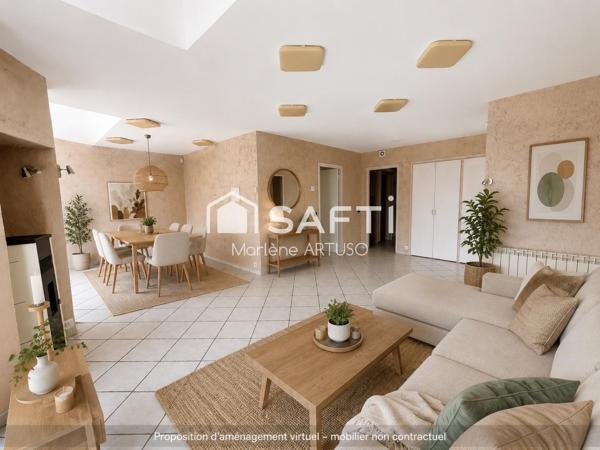 Maison plain pied, 4 chambres, au calme et sans vis à vis à moins de 10 minutes de Foix
