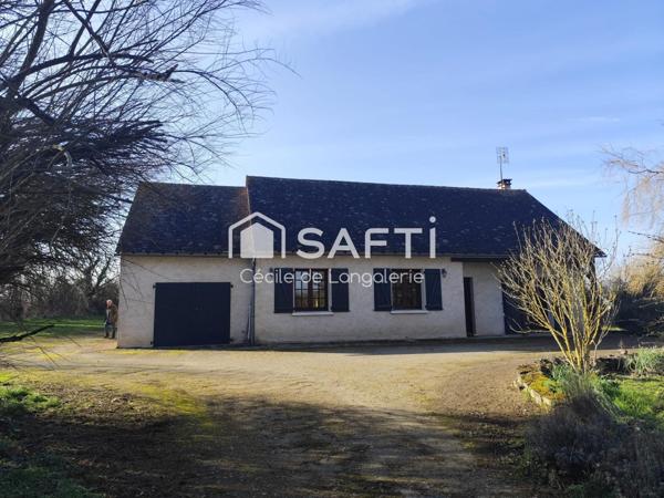 MAISON SUR TERRAIN DE 6829m² ARBORE ET FLEURI