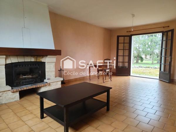 MAISON SUR TERRAIN DE 6829m² ARBORE ET FLEURI