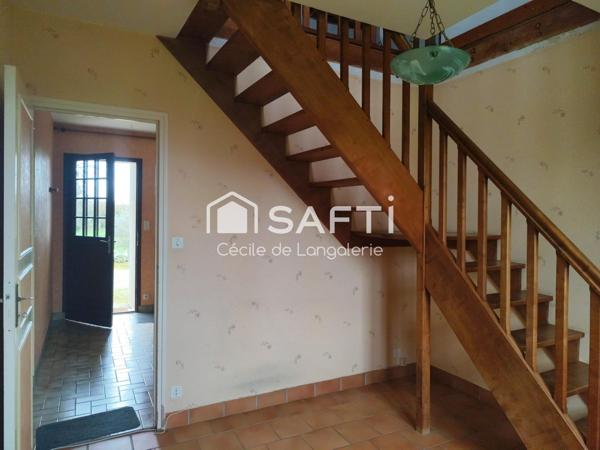 MAISON SUR TERRAIN DE 6829m² ARBORE ET FLEURI