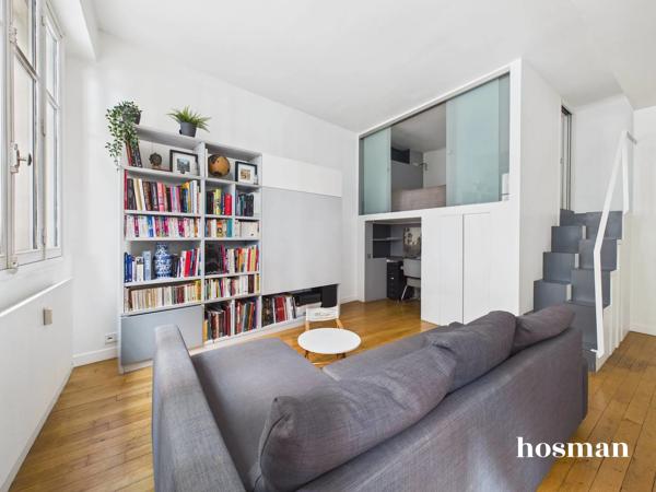 Esprit loft ! Appartement 3 pièces 55 m² (64 m² au sol), avec cave - Rue Erlanger, Paris 16e
