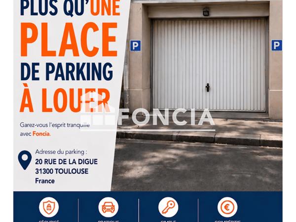 Location Parking - 20 RUE DE LA DIGUE Toulouse 31300
