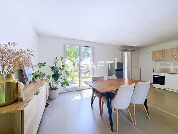 Maison mitoyenne T4 - 77 m² -  Jardin et garage