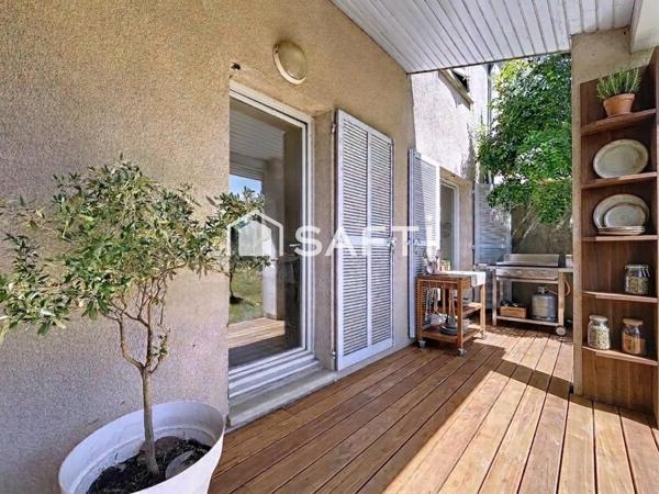 Maison mitoyenne T4 - 77 m² -  Jardin et garage