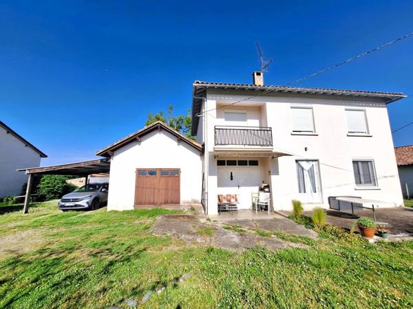 🏡 Maison familiale 4 chambres de 122 m² sur 3200 m² de terrain à Riscle