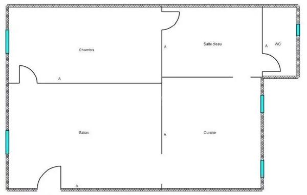 Location                                                      Appartement
                        
                     2 pièces                      43 m2                     à Le Luc