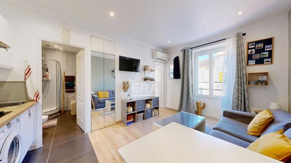 NICE - FLEURS : JOLI 2 PIÈCES AU CALME PROCHE MER