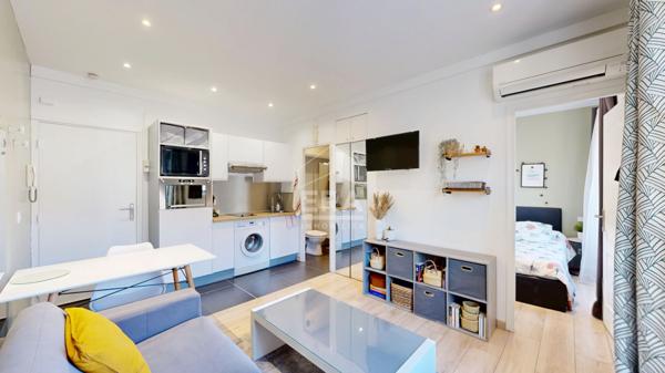 NICE - FLEURS : JOLI 2 PIÈCES AU CALME PROCHE MER