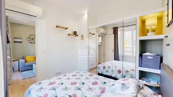 NICE - FLEURS : JOLI 2 PIÈCES AU CALME PROCHE MER