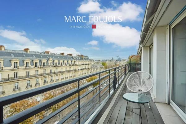 Paris VIII Montaigne – appartement 118 m² avec sa terrasse de 20 m²
