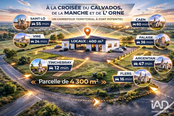 Local d’activité à vendre 400 m² Caligny