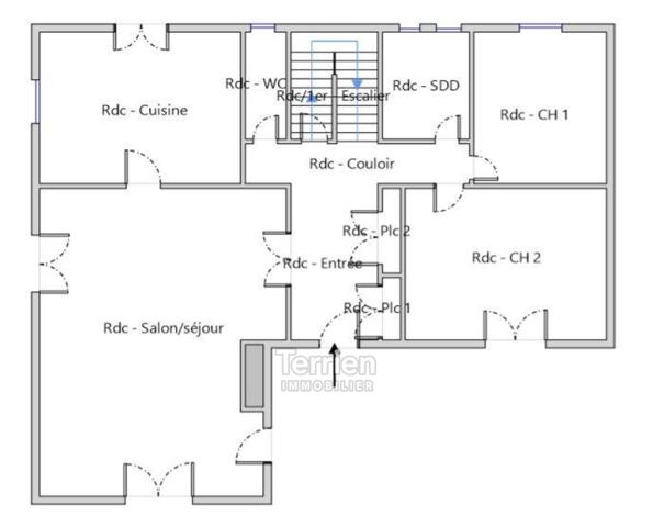 Maison familiale de plain-pied avec jardin Chalonnes-sur-Loire (49290)