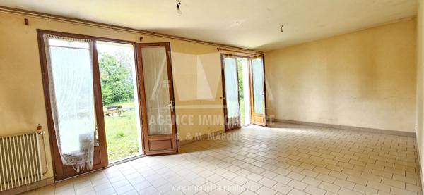 PAVILLON DE PLAIN-PIED D'ENV 85 m² AVEC GARAGE SUR TERRAIN CLOS