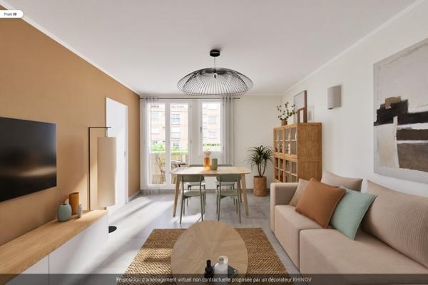 Appartement à vendre |  Eaubonne |  4 pièces | 59 m²