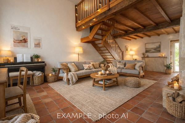 Mauvezin (32120) Maison de campagne rénovée à proximité des commodités