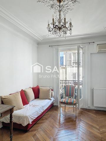 Entre Batignolles et Epinettes,  appartement 3 pièces (dont 2 chambres) au 4ème avec ascenseur, au calme, lumineux