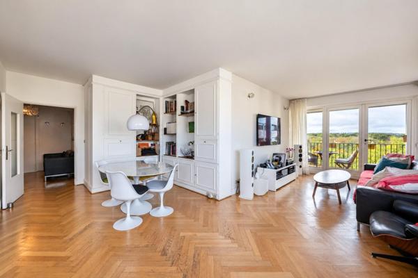 4 pièces de 91 m², loggia sur la forêt, Poissy