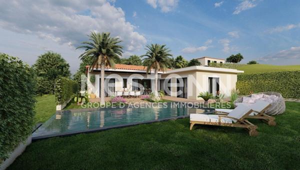 TERRAIN A VENDRE - TANNERON - 1370m² - VILLA 142m² - GARAGE - PISCINE