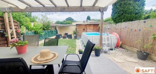 Maison R+1 - 3 chambres - pièce de vie et garage