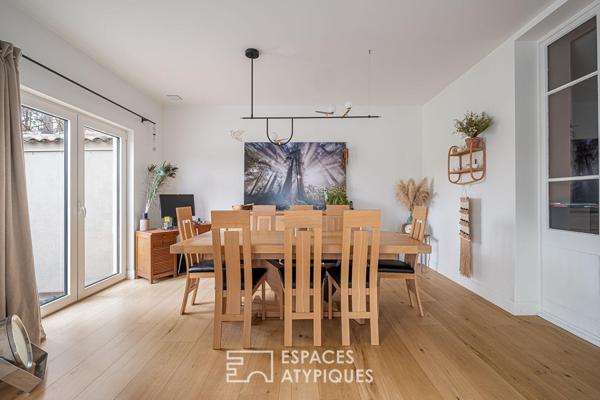 Maison bourgeoise rénovée en fond d’impasse – Tassin bourg