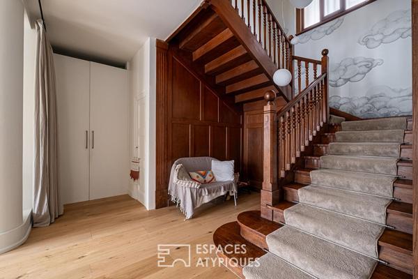 Maison bourgeoise rénovée en fond d’impasse – Tassin bourg