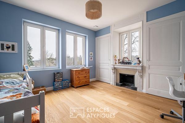 Maison bourgeoise rénovée en fond d’impasse – Tassin bourg