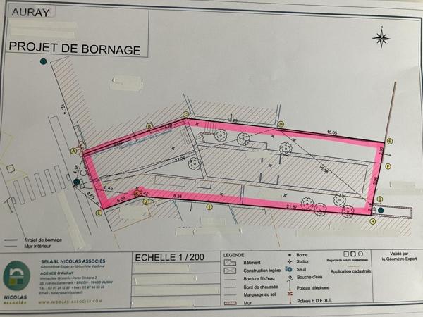 Terrain à Batir à vendre à Auray dans le Morbihan (56400), ref : 56023-1346