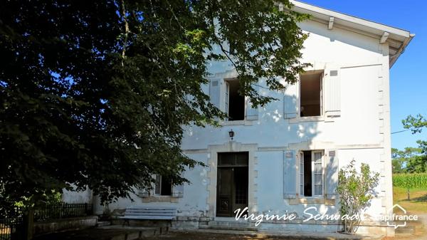 POUILLON (40) Maison de caractère 14 pièces – 9 chambres – Dépendances – 1 hectare de terrain