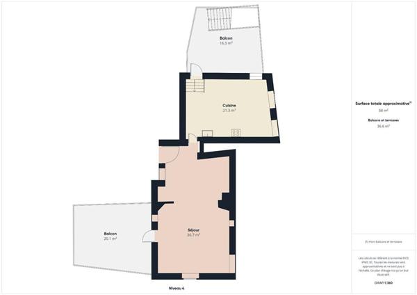 Les Vans (07140)ensemble comprenant trois maisons de village