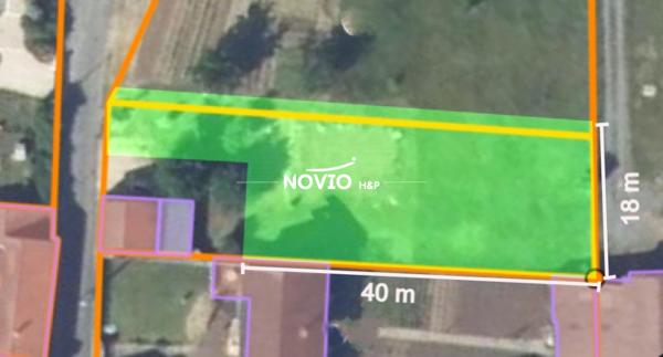 Beau terrain constructible de 800 m2