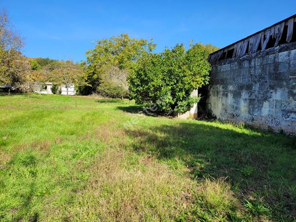 Terrain constructible avec garage : Loches: - Centre ville