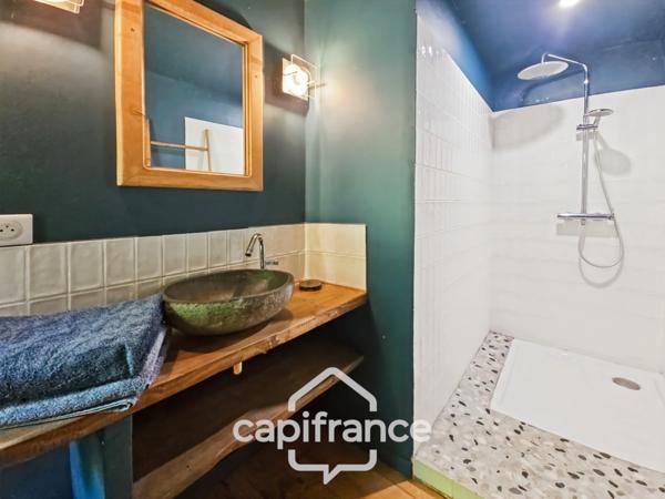 Domaine de charme, 1.7 hectares, 470 m² habitable, 20 couchages, roulotte, piscine, parc avec arbres centenaires