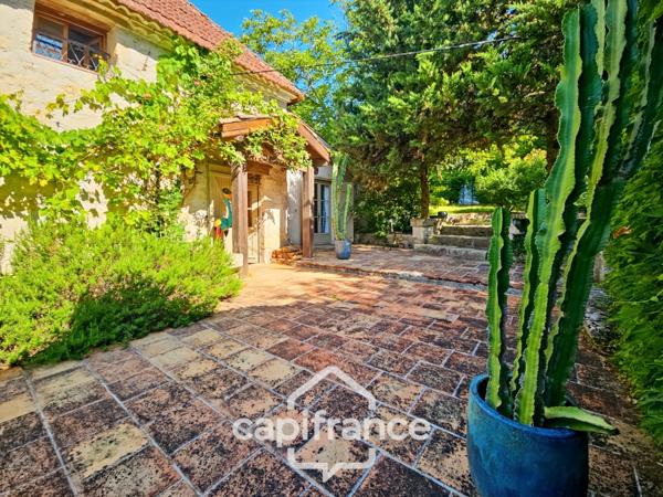 Domaine de charme, 1.7 hectares, 470 m² habitable, 20 couchages, roulotte, piscine, parc avec arbres centenaires