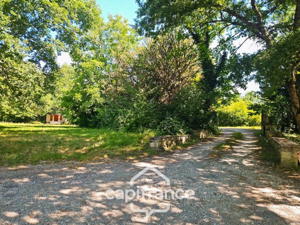 Domaine de charme, 1.7 hectares, 470 m² habitable, 20 couchages, roulotte, piscine, parc avec arbres centenaires