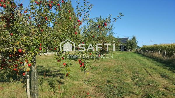 Corps de ferme de 325 m² habitables sur plus de 3 hectares – À 3 km d’Ernée (Mayenne) – Bien rare et plein de charme !