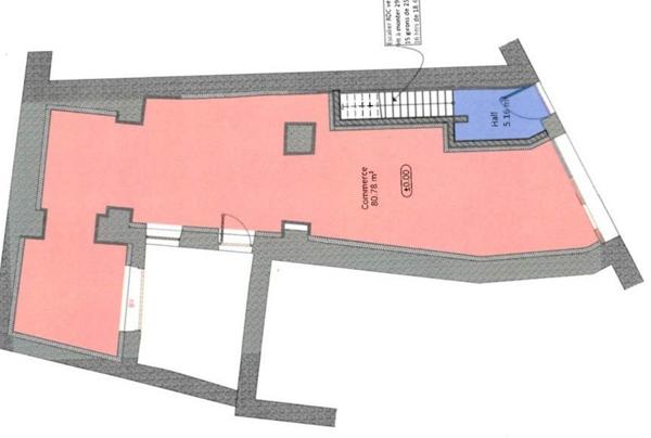 Local commercial Montbrison 86 m2