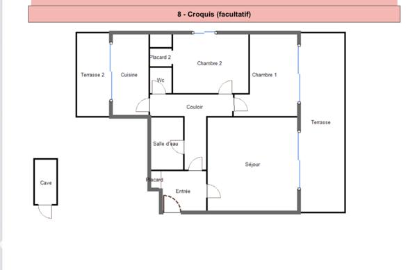 En exclusivité au calme au Cœur des Vespins dans une résidence de standing , un 3 pièces traversant.
