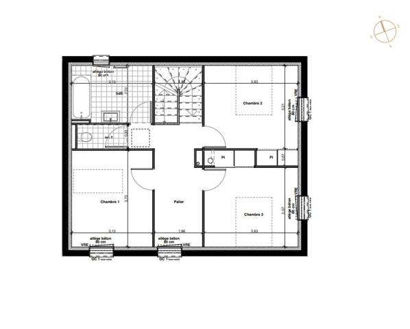 QUIBERON Maison neuve en centre-ville
