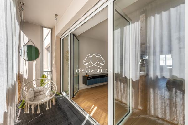 COEUR GRATTE-CIEL – Lumineux T4 de 102m² avec loggia, parking
