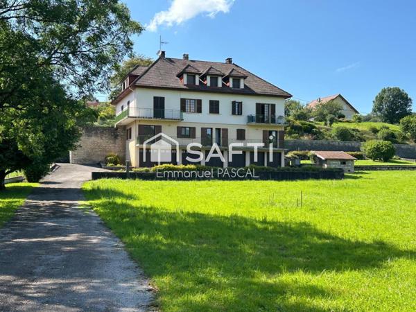 Maison (petit immeuble) découpée en plusieurs appartements avec grand terrain-Monopropriété