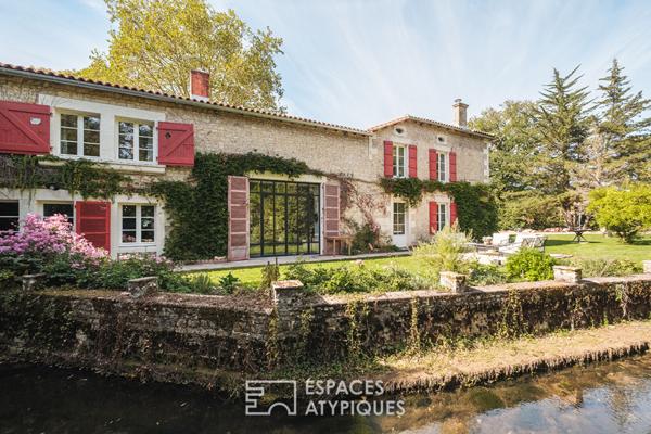 Ancien moulin, un havre de paix au fil de l’eau
