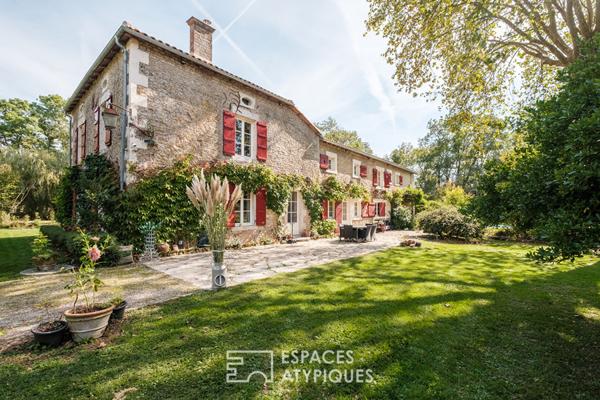 Ancien moulin, un havre de paix au fil de l’eau