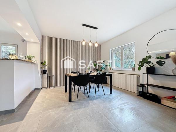 Maison individuelle rénovée, beau potentiel