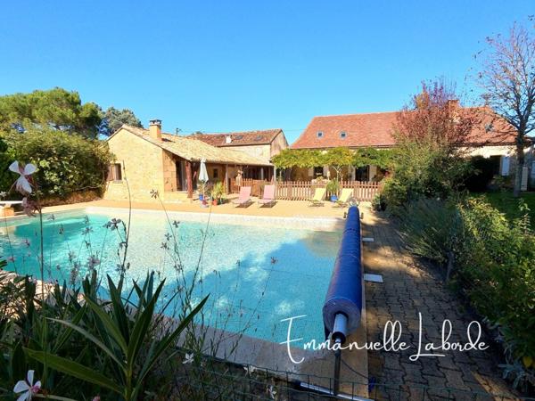 Maison familiale 242 m² avec piscine et dépendances – Cours-de-Pile, 7 km de Bergerac